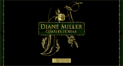 Desktop Screenshot of dianemillerquarterhorses.com